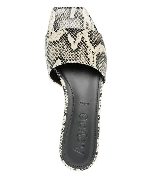 Aeyde White Anna Flats
