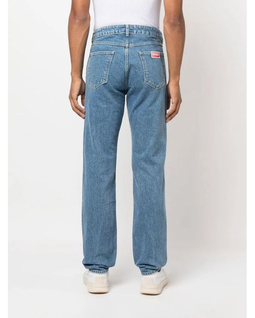 KENZO Blue Denim Pants for men