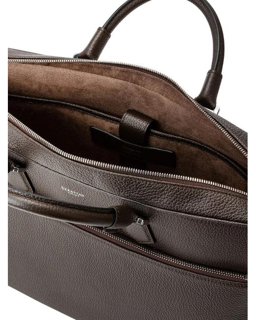 Portadocumenti Slim di Serapian in Black
