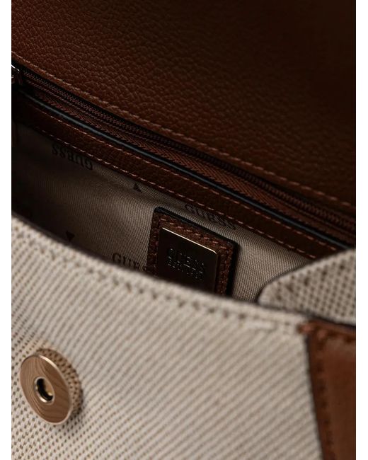 Borsa A Spalla Con Pendente di Guess in Natural