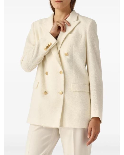 Tagliatore Natural Double-Breasted Blazer