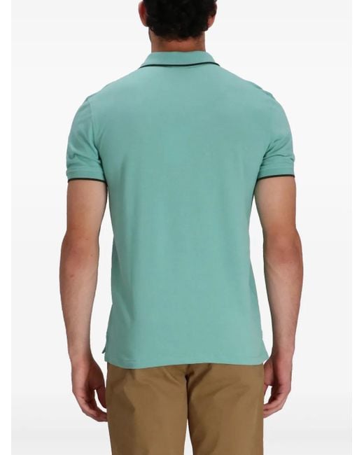 メンズ Paul Smith ゼブラロゴ ポロシャツ Green