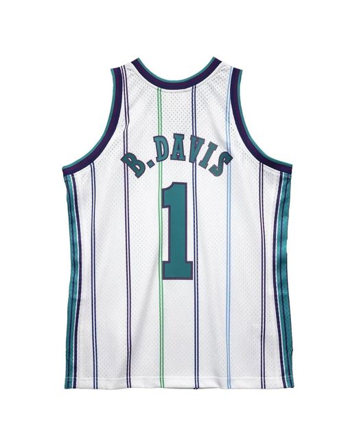 Mitchell & Ness Blue Striped Tank Top for men