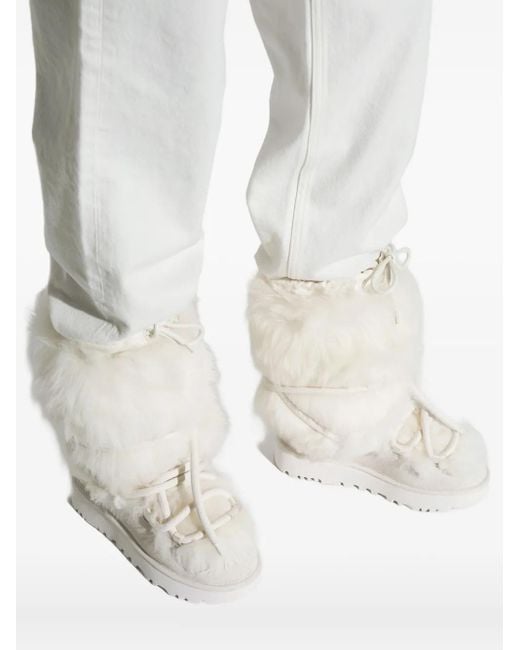Ugg White 'Classic Tall Chalet' Boots