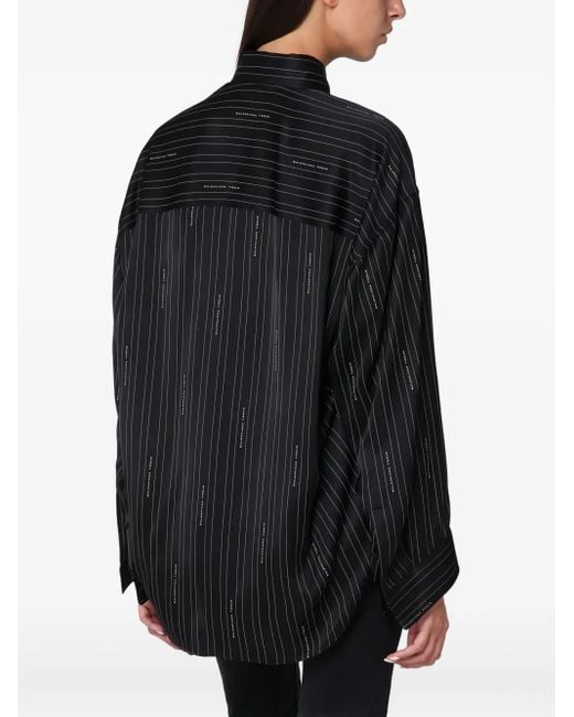 Balenciaga Black Viscose Shirt