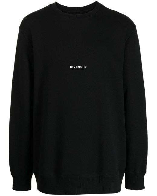 メンズ Givenchy ロゴ スウェットシャツ Black