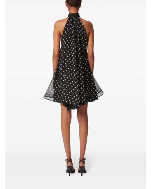 Nina Ricci ホルターネック ミニドレス Black