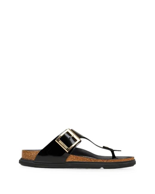 Birkenstock Black Gizeh Buckle-Fastening Thong Sandals