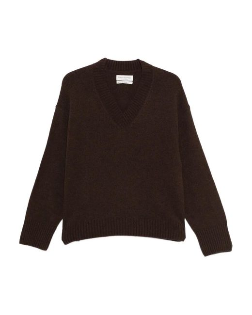 Marc O' Polo Brown V-Neck Sweater