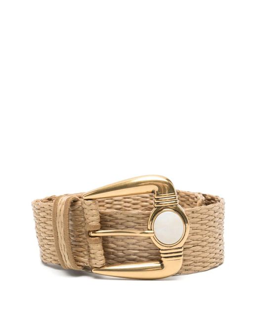 Etro Natural Buckle Belt