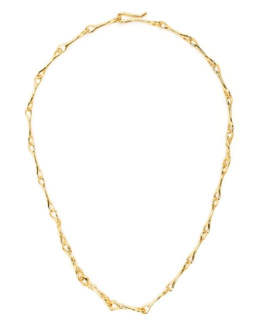 Maria Black Metallic Sterling Dogbane Necklace