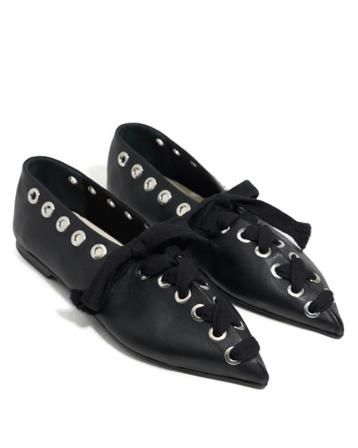 Ballerine Stringate di Bimba Y Lola in Black