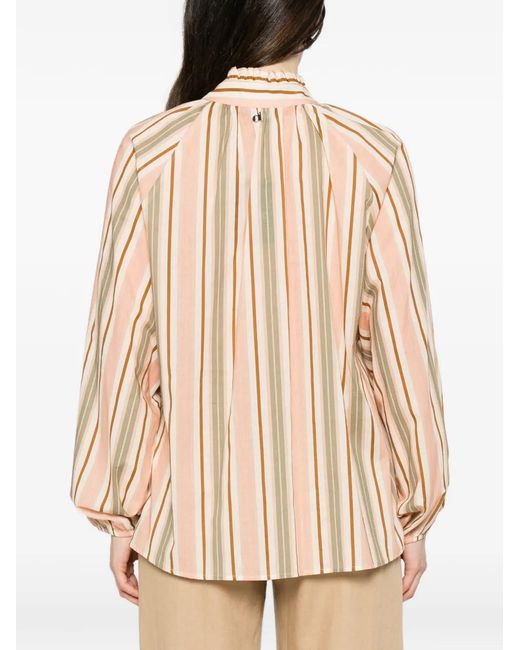 Dixie Natural Striped Blouse