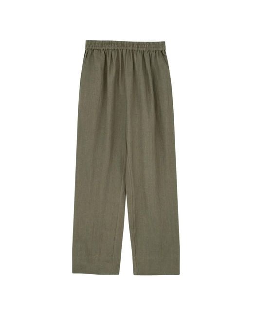 Skall Studio Green Vetiver Elasticated-Waist Trousers