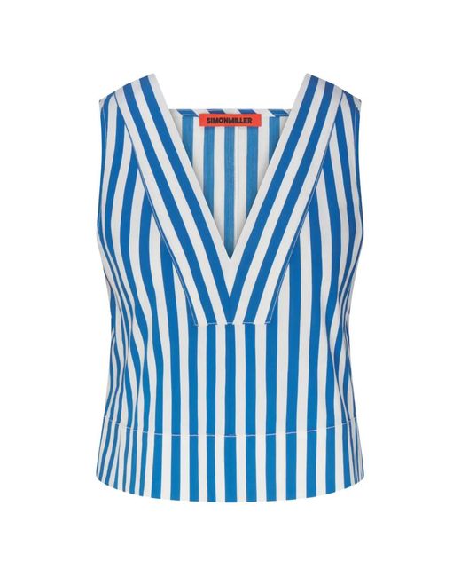 Simon Miller Blue Arro Tank Top