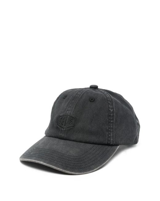 Deus Ex Machina Black Dyed Shield Cap for men