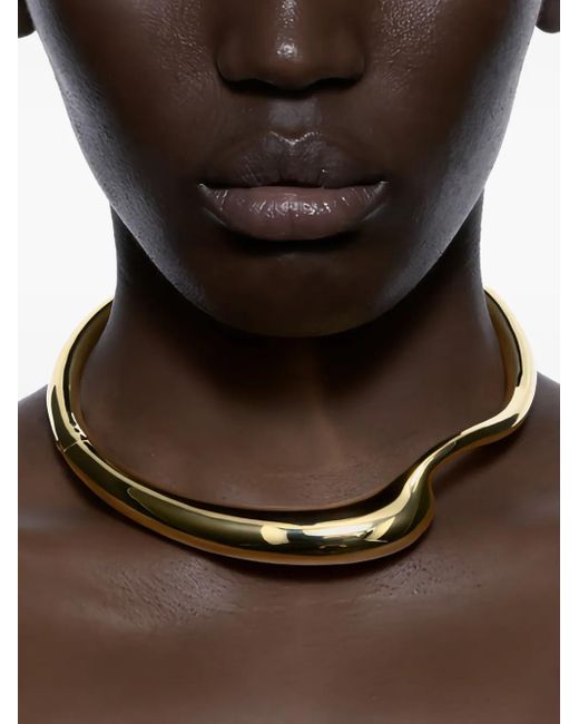 Maria Black Metallic Splash Choker