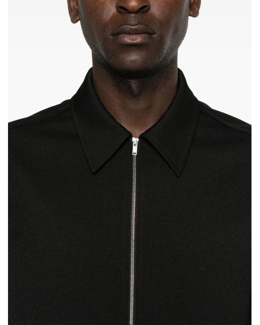 Jil Sander Hemd Mit Reißverschluss in Black für Herren