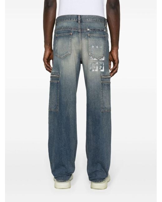 Givenchy Cargo-Jeans mit geradem Bein in Blue für Herren