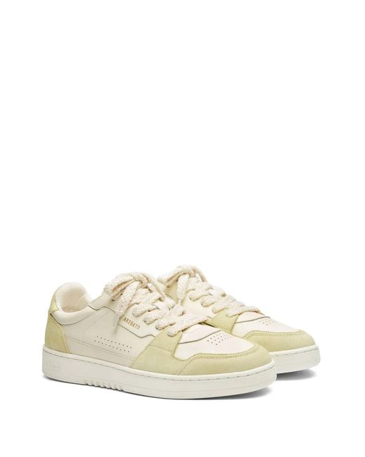 Axel Arigato Men's White Dice Lo Leather Sneakers