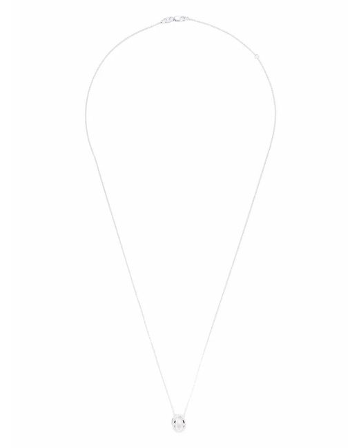 Le Gramme White Sterling Entrelacs Pendant Necklace