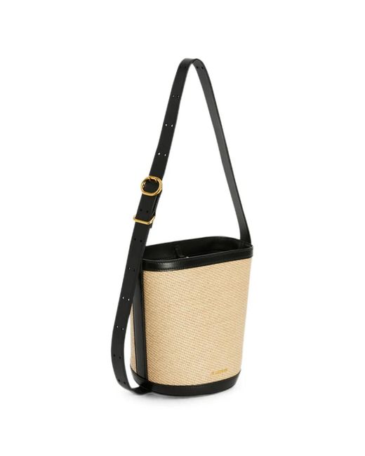 Jil Sander White Cannolo Bucket Bag