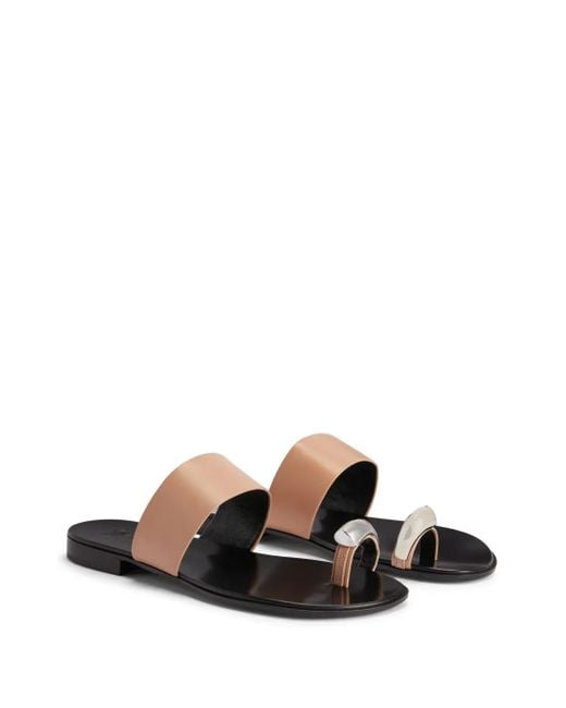 Giuseppe Zanotti White Thong Sandal for men