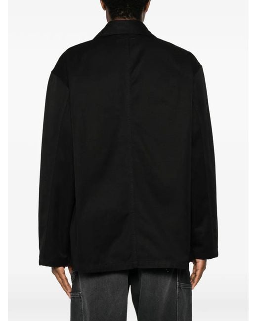 Carhartt Black Logo-Patch Patch-Pocket Jacket for men