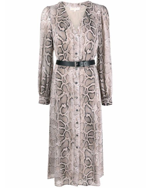 robe chemise serpent