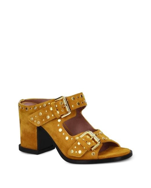 Premiata Metallic Studs Buckle Sandals