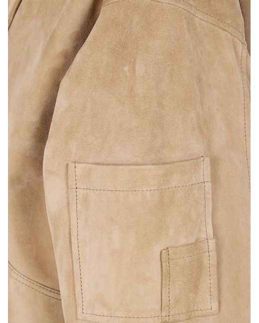DR. HOPE Natural Pocket Suede Jacket