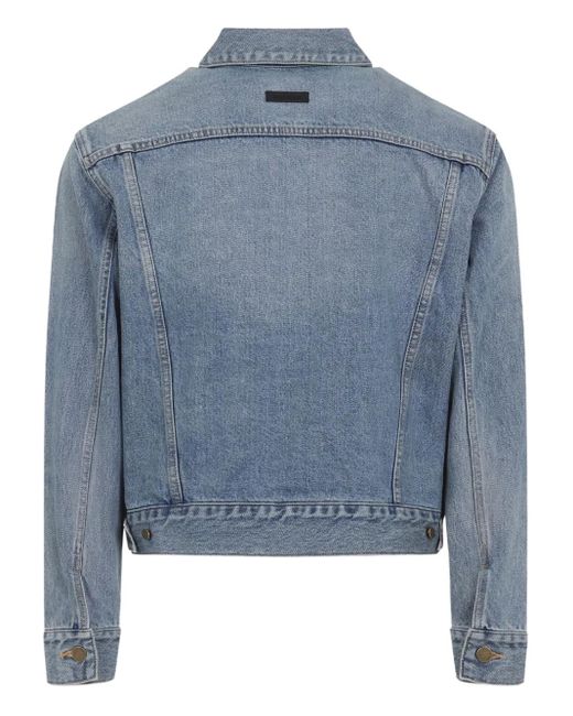 Fear Of God Blue Button-fastening Denim Jacket for men