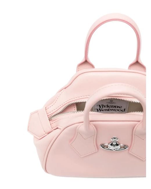 Vivienne Westwood レディース ピンク Yasmine Orb トートバッグ S