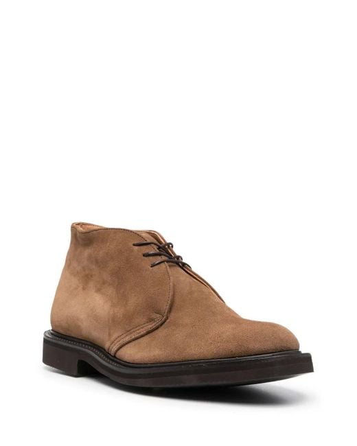 Tricker's Brown Aldo Suede Ankle Boots for men