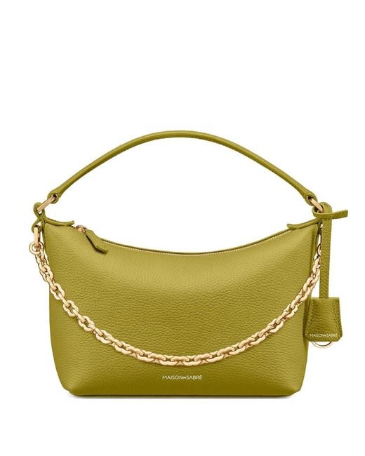 Maison De Sabre Yellow Chain Soft Tote Bag