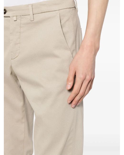 Corneliani Natural Straight-Leg Chino Trousers for men