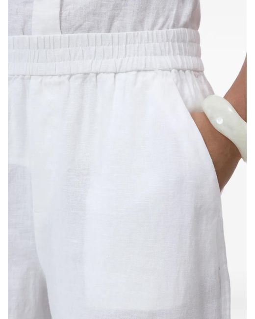 Closed White Winona Elasticated-Waistband Trousers