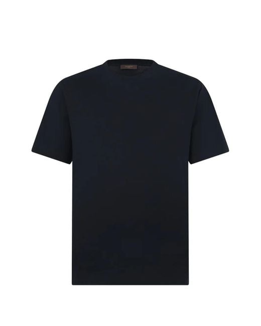 Slowear Black Cotton T-Shirt for men