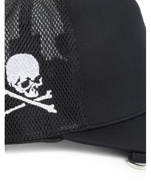 Mastermind Japan Black Skull Mesh Cap for men