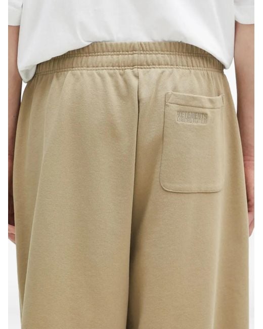 Vetements White Cotton-Blend Track Pants for men