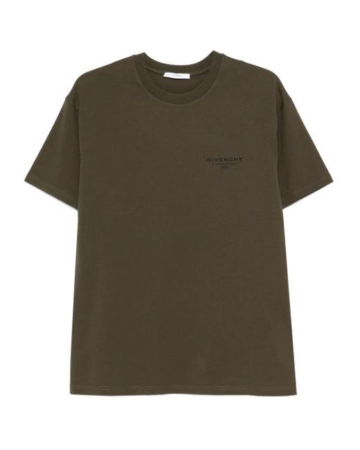 Givenchy T-Shirt mit Logo-Print in Green für Herren