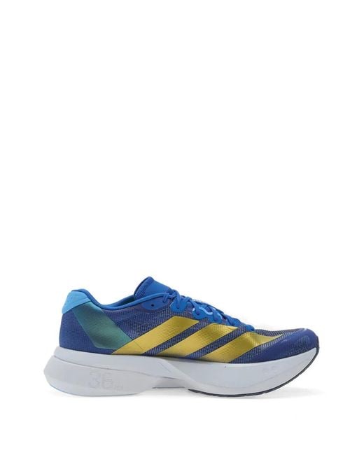 Adidas Blue Adizero Boston 13 Sneakers for men