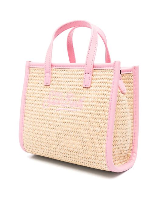 Mc2 Saint Barth Pink Mini Vivian Tote Bag