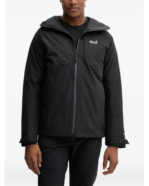 Veste Zippée Icecape À Capuche Jack Wolfskin pour homme en coloris Black
