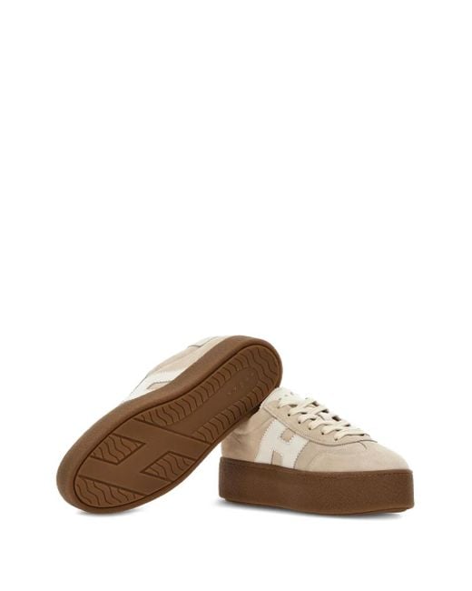 Hogan Brown H698 Plaform Sneakers