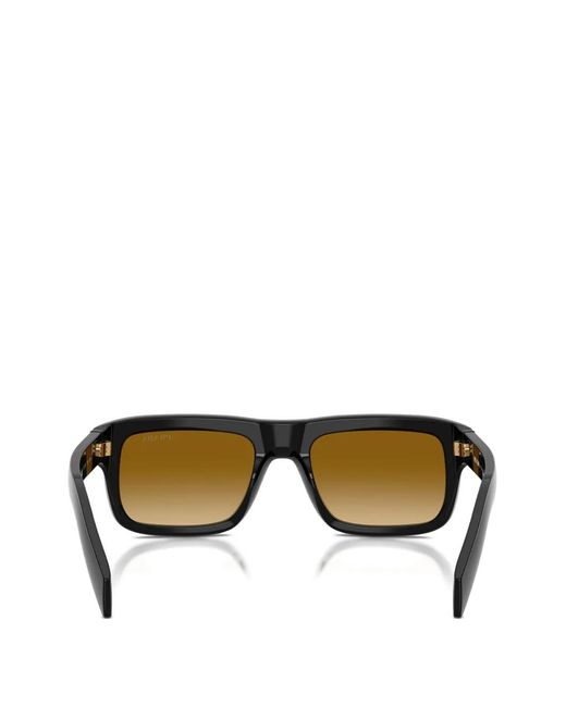 Prada Black Square-Frame Sunglasses