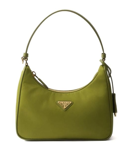 Prada Green Re-Edition 2005 Re-Nylon Mini-Tasche