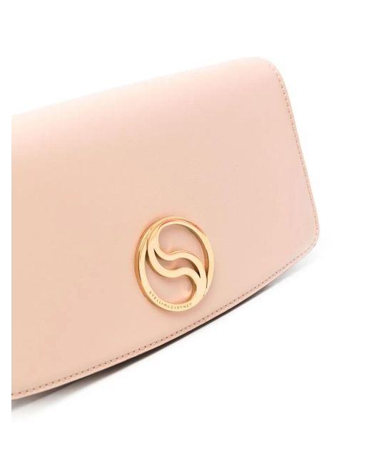 Stella McCartney Pink S-Wave Crossbody Bag