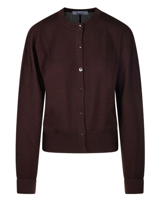 Daniele Fiesoli Brown Buttoned Cardigan