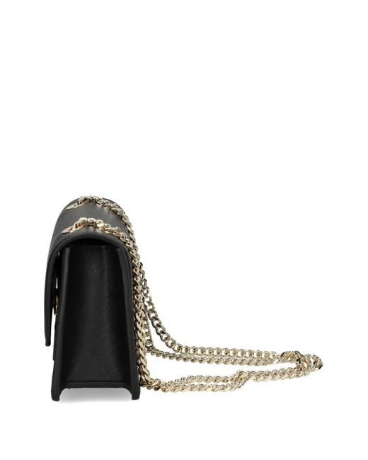 Just Cavalli Black Chain-Strap Shoulder Bag